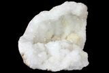 Quartz Crystal Filled Geode Section- Morocco #133697-1